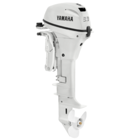 Power and Elegance in White: Yamaha T9.9XPB2 9.9hp High Thrust Outboard - Elevate Your Water Adventures