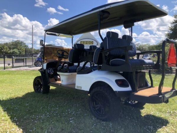 2021 E-Z-GO EXPRESS L6 GAS BRIGHT WHITE FOR SALE - Image 3