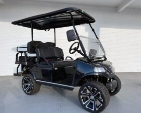 BLACK OUT EVOLUTION CLASSIC 4 PLUS GOLF CART FOR SALE