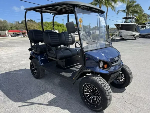 NEW 2024 E-Z-GO GOLF CARTS ALL LIBERTY LSV ELITE LITHIUM PATRIOT BLUE FOR SALE - Image 2