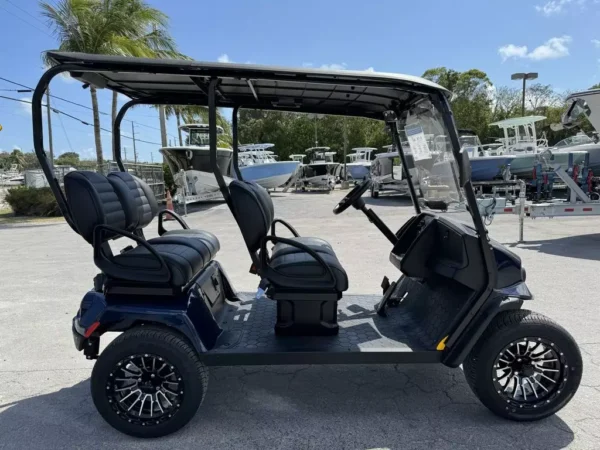 NEW 2024 E-Z-GO GOLF CARTS ALL LIBERTY LSV ELITE LITHIUM PATRIOT BLUE FOR SALE - Image 3