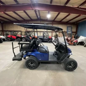 NEW 2024 E-Z-GO GOLF CARTS ALL EXPRESS S4 GAS ELECTRIC BLUE FOR SALE
