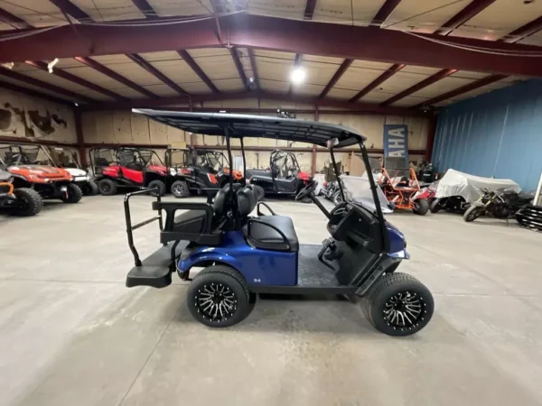 NEW 2024 E-Z-GO GOLF CARTS ALL EXPRESS S4 GAS ELECTRIC BLUE FOR SALE