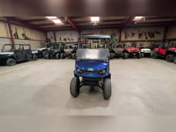 NEW 2024 E-Z-GO GOLF CARTS ALL EXPRESS S4 GAS ELECTRIC BLUE FOR SALE - Image 2