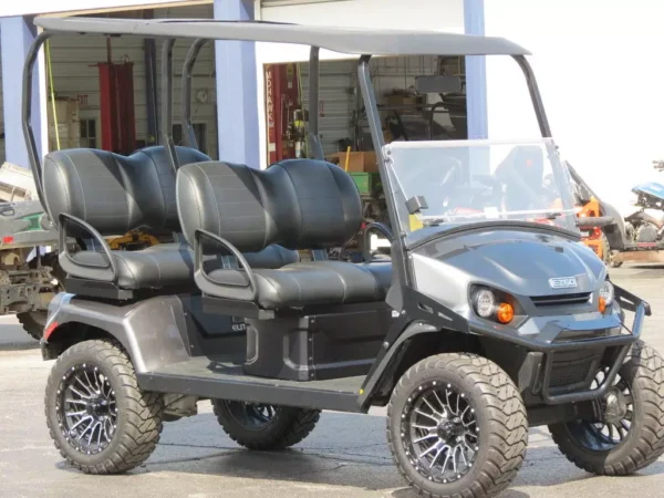USED 2022 E-Z-GO GOLF CARTS ALL LIBERTY ELITE LITHIUM METALLIC CHARCOAL FOR SALE