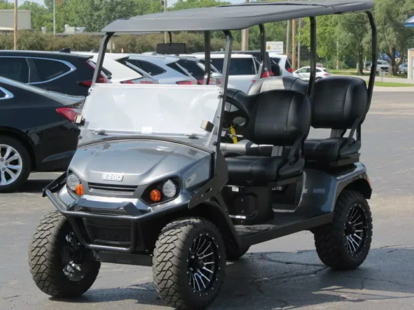 USED 2022 E-Z-GO GOLF CARTS ALL LIBERTY ELITE LITHIUM METALLIC CHARCOAL FOR SALE - Image 2