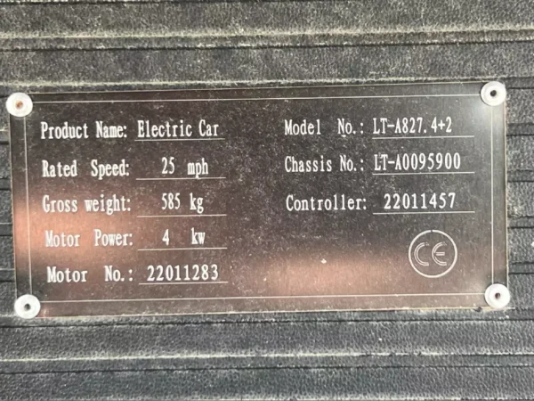 USED 2023 ADVANCED EV RECREATION/UTILITY ADVENT 6 FOR SALE - Image 2