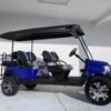 BLUE ALPHA LIFTED 6 PASSENGER LIMO CLUB CAR GOLF CART FOR SALE