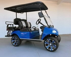NEW BLUE EVOLUTION CLASSIC 4 PRO GOLF CART FOR SALE