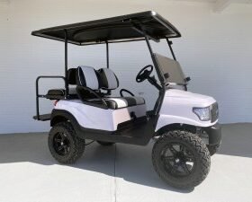 WHITE ALPHA CLUB CAR PRECEDENT GOLF CART CUSTOM FOR SALE