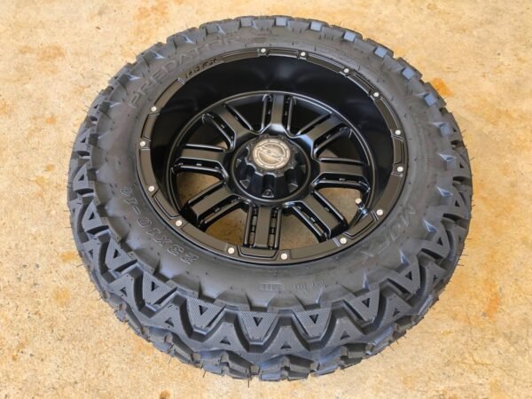 14 INCH FLAT BLACK TRANSFORMER 23X10X14 PREDATOR TIRE For Sale 