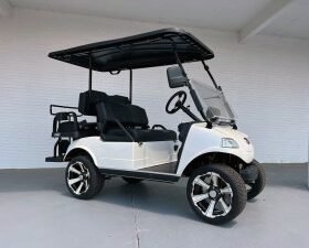 NEW WHITE EVOLUTION CLASSIC 4 PLUS LITHIUM GOLF CART FOR SALE