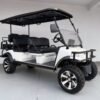 WHITE 6 PLUS LIMO LIFTED EVOLUTION GOLF CART